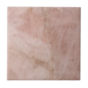 Carreau Rose Quartz Crystal Gemstone rose Marbre Imprimer