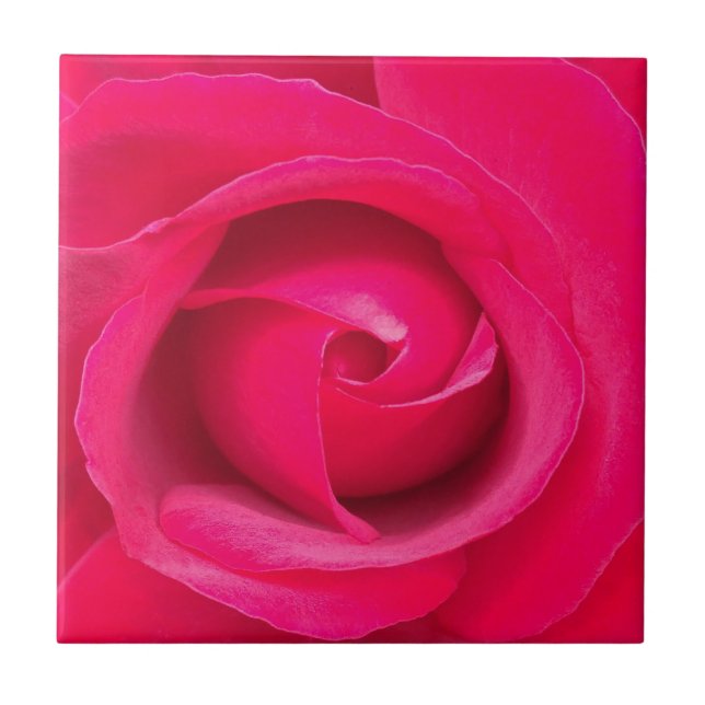 Carreau Rose rose rouge romantique (Devant)