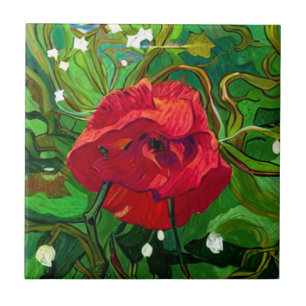CARREAU ROSE ROUGE