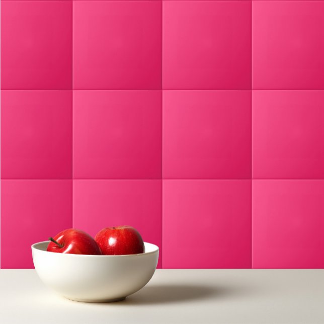 Carreau Rose rouge radical amaranthe de couleur claire (Créateur téléchargé)