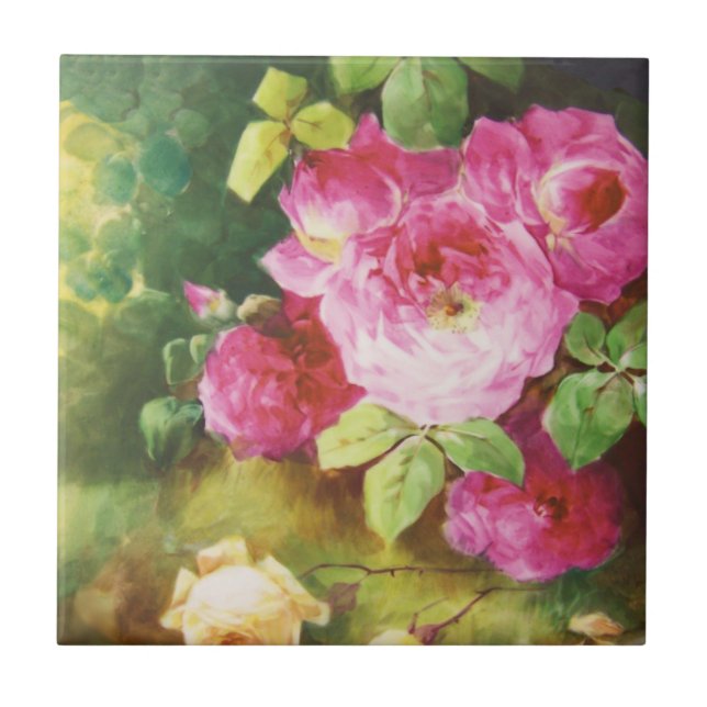 Carreau Rose victorien rose (Devant)