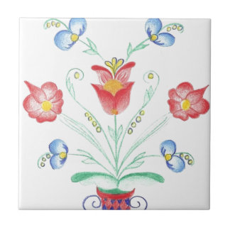 Carreau Rosemaling par Neeter