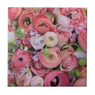 Carreau roses et pivoines roses de Therosegarden