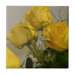 Carreau Roses jaunes