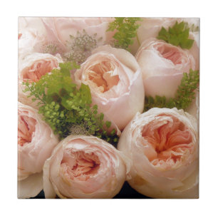 Carreau Roses roses précieuses