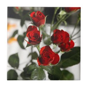 Carreau Roses rouges