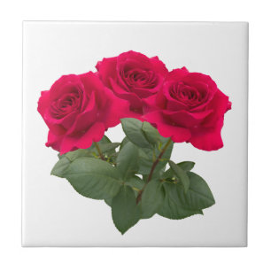 Carreau Roses rouges