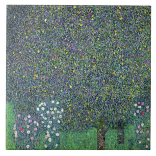 Carreau Roses sous les arbres, c.1905