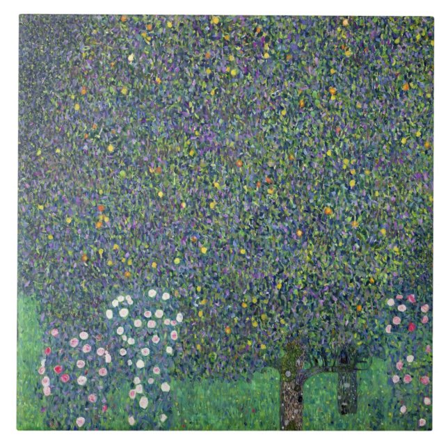 Carreau Roses sous les arbres, c.1905 (Devant)