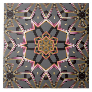 Carreau Rosette Dorée