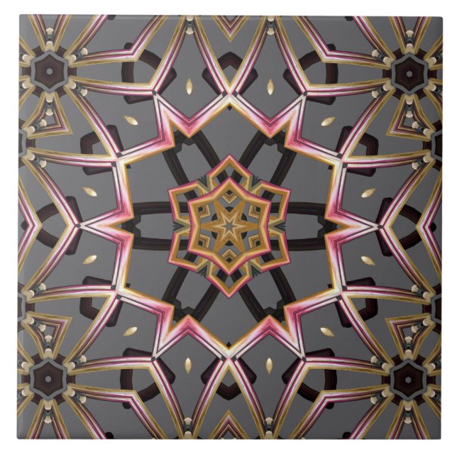 Carreau Rosette Dorée (Devant)