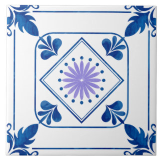 Carreau Rosette méditerranéenne (Lilac) Carrelage en céram