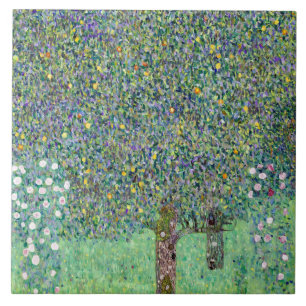 Carreau Rosiers Sous Les Arbres, Gustav Klimt