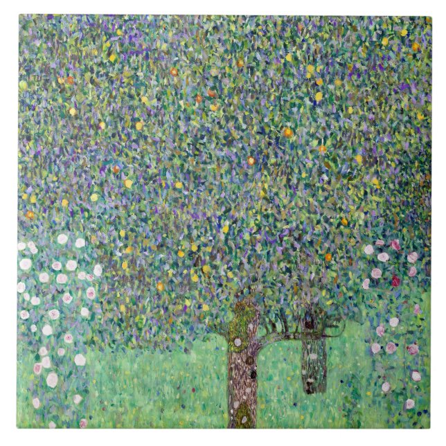 Carreau Rosiers Sous Les Arbres, Gustav Klimt (Devant)