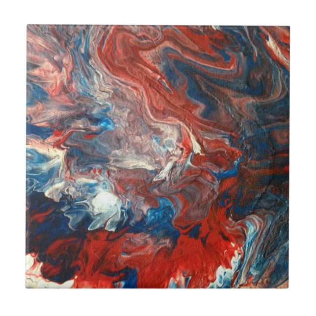 Carreau Rouge, Blanc, Bleu (Devant)