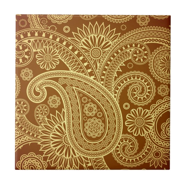 Carreau Rouge foncé et or Paisley pattern.png (Devant)