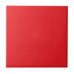 Carreau Rouge, rouge vif, couleur unie