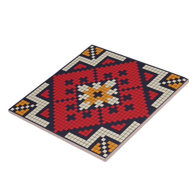 Carreau roumain  (Côté)