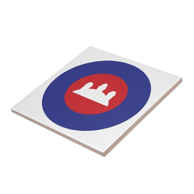 Carreau Roundel cambodgien (Côté)