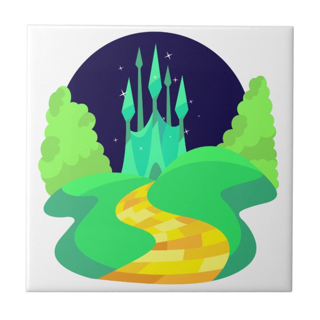 Carreau route en brique jaune (Devant)