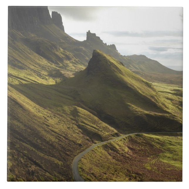 Carreau Route montant vers The Quiraing, île de Skye, (Devant)
