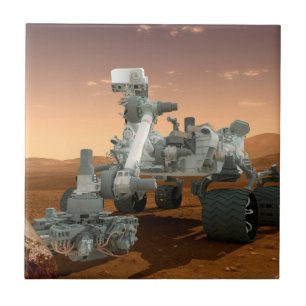 Carreau Rover Curiosity Du Laboratoire Scientifique Mars. 