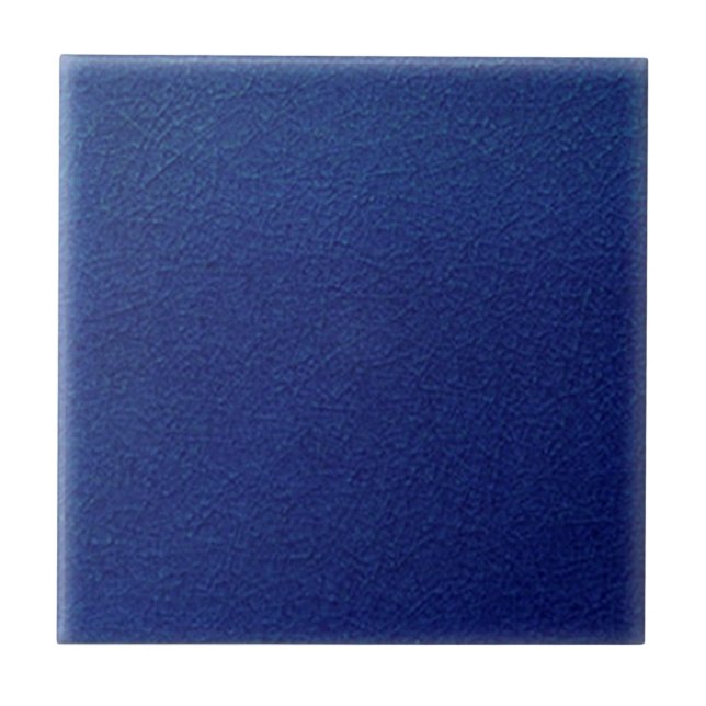 Carreau Royal Cobalt Blue Antique Faux Crackle 4,5 et 6 po (Devant)