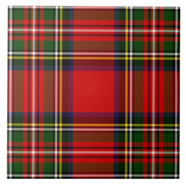 Carreau Royal Stewart Clan Tartan Plaid (Devant)