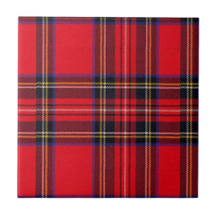 Carreau Royal Stewart tartan rouge noir plaid