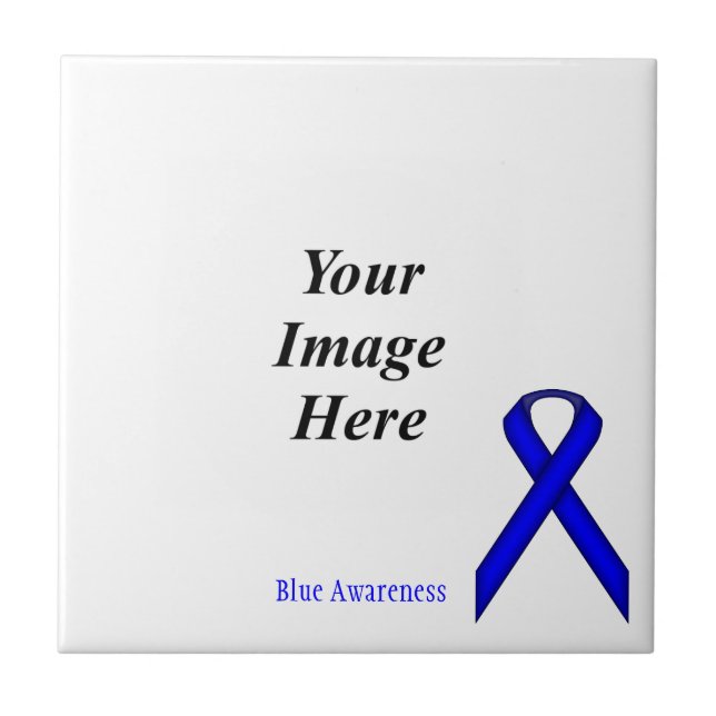 Carreau Ruban Blue Standard par Kenneth Yoncich (Devant)