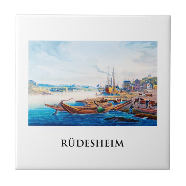 Carreau Rüdesheim, Allemagne 01B (Devant)