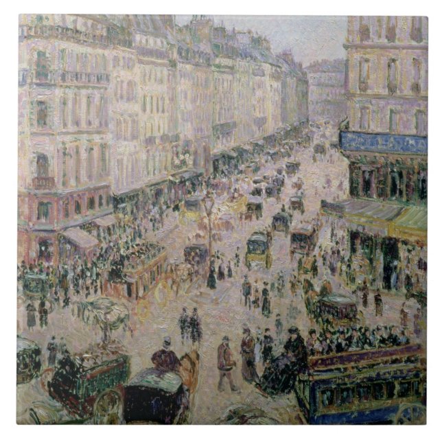 Carreau Rue de l'Epicerie, Rouen, un après-midi (Devant)