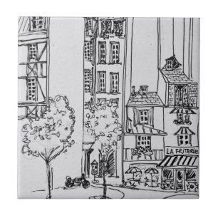 Carreau Rue Saint-Julien-le-Pauvre  Paris, France