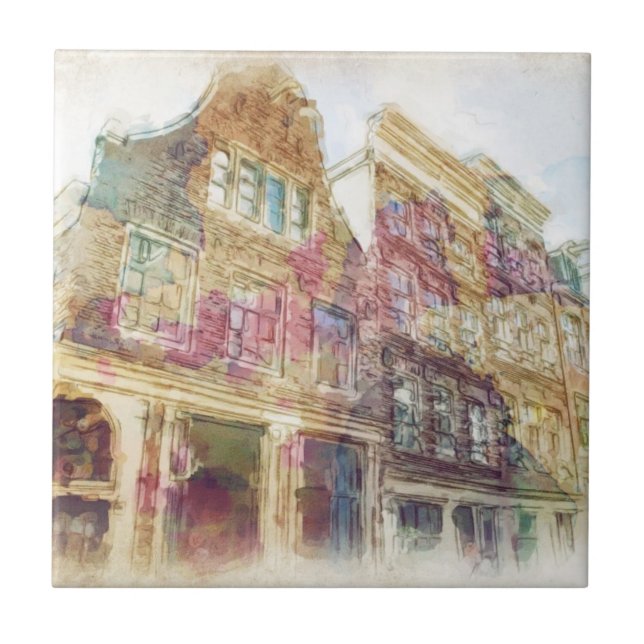 Carreau Rues de vieil Amsterdam (Devant)