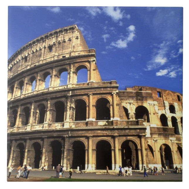 Carreau Ruines célèbres du Colisée à Rome Italie (Devant)