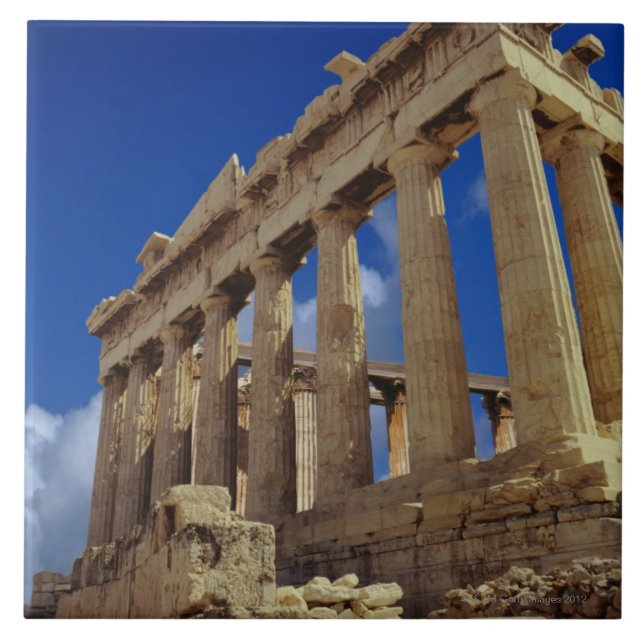 Carreau Ruines grecques, Acropole, Grèce (Devant)