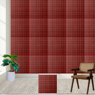 Carreau Russe écossais rouge Tartan Plaid Motif