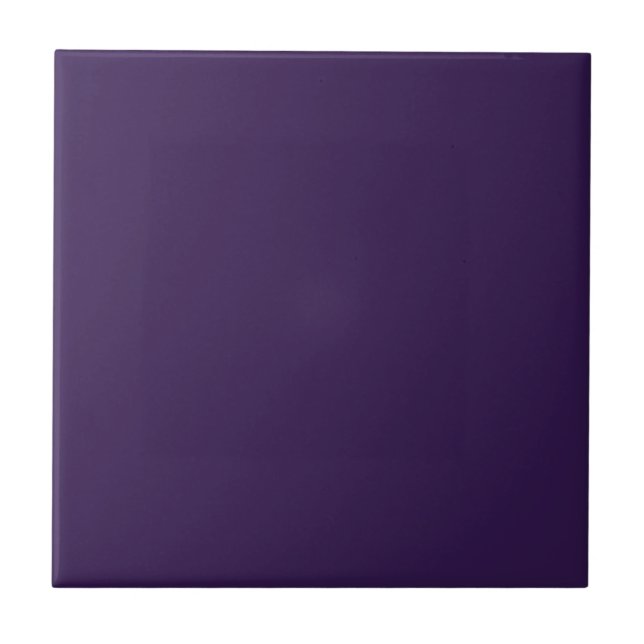 Carreau Russe noir, violet profond (Devant)