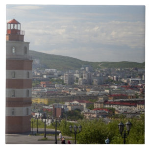 Carreau Russie, Mourmansk. Plus grande ville au nord du
