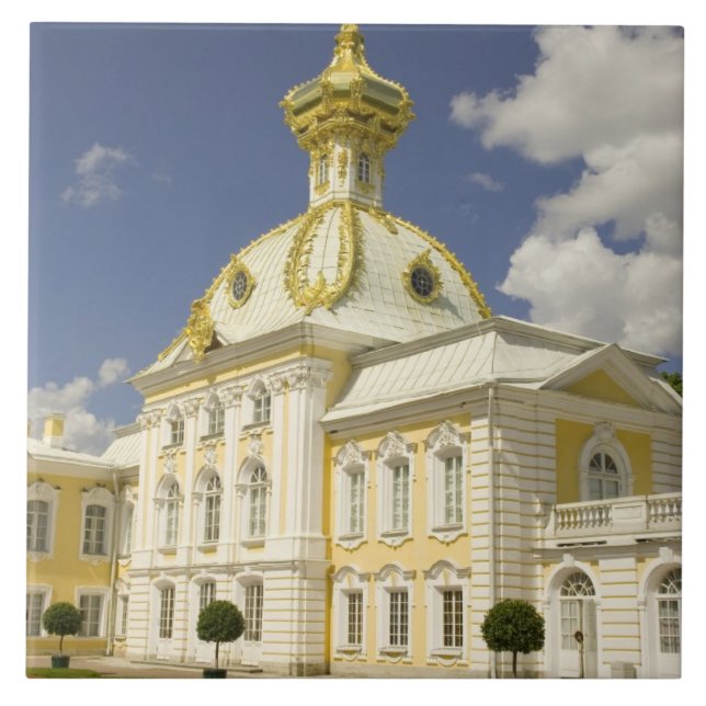 Carreau Russie. Petrodvorets. Palais Peterhof. Pierre le 5 (Devant)