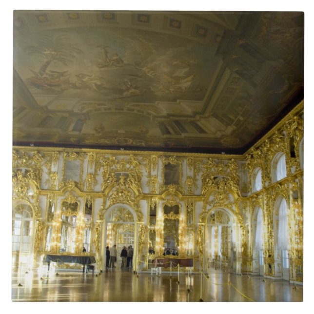 Carreau Russie, Saint-Pétersbourg, Palais de Catherine (au (Devant)