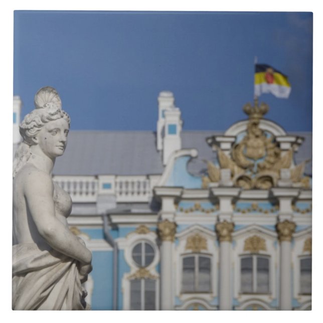 Carreau Russie, Saint-Pétersbourg, Palais de Catherine (au (Devant)