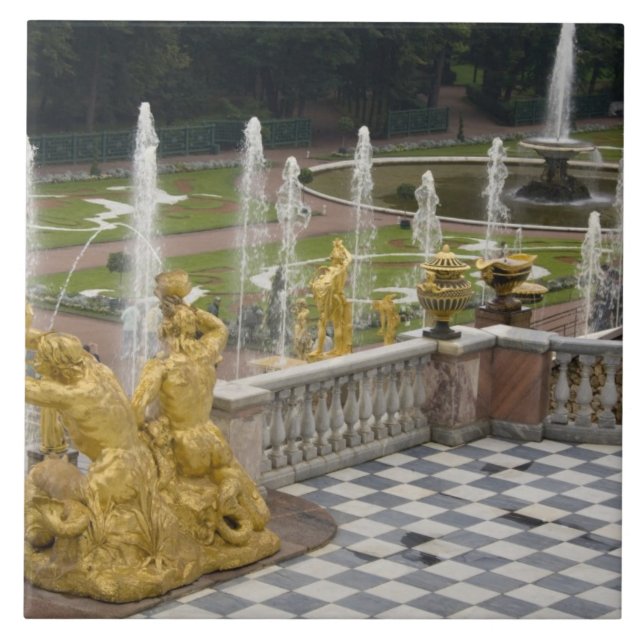 Carreau Russie, Saint-Pétersbourg, Peterhoff (alias (Devant)