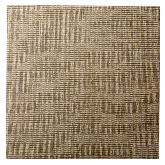 Carreau Rustique Burlap Nature Motif Carrelage en céramiqu (Devant)
