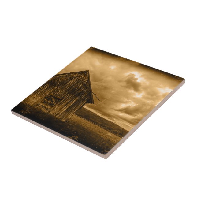 Carreau rustique de l'ouest ferme ancienne grange (Côté)