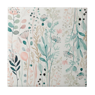 Carreau rustique fleur sauvage