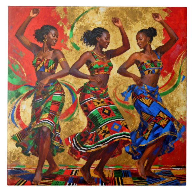 Carreau Rythmes en Couleur – Célébration de l'Histoire Noi (Devant)