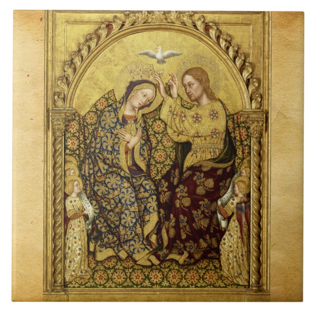Carreau Sacre de la Vierge par Gentile Da Fabriano (Devant)