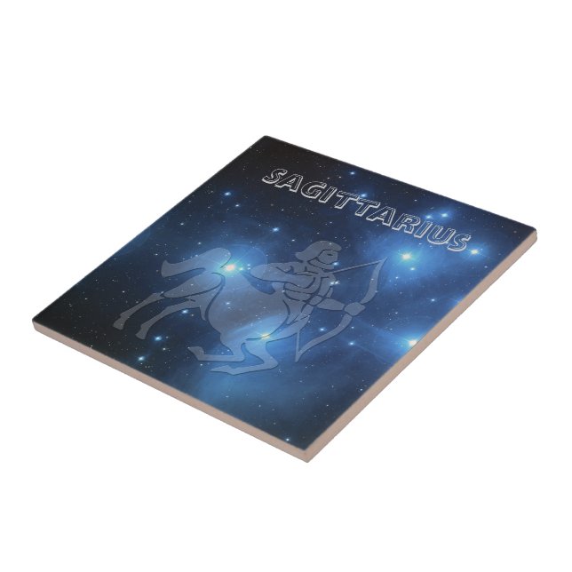 Carreau Sagittaire transparent (Côté)