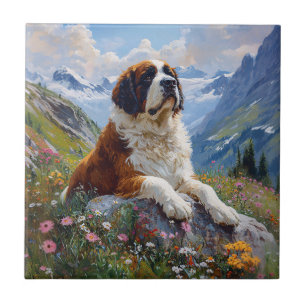 Carreau Saint Bernard Champ Fleur sauvage Pittoresque